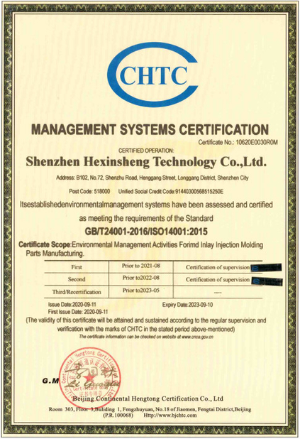Κίνα Shenzhen HXS Technology Co., Ltd. Πιστοποιήσεις